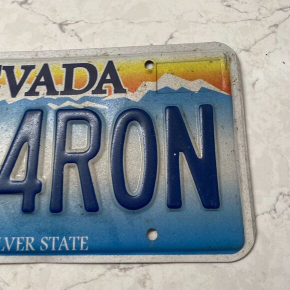 US The Silver State of Nevada #JUS4R0N Collectibles Motor Vehicles License Plate - Picture 2 of 6